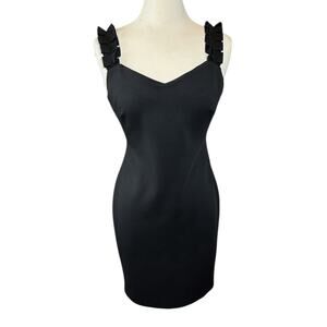 Calvin Klein LBD Cocktail Career Minimalist Chic Luxury Dress, 6